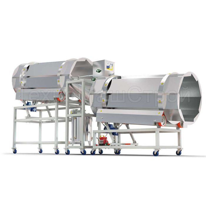 Комплекс дражування та внесення добавок "ДПП" Дражеровочний барабан.