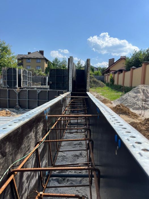 Опалубка на фундамент