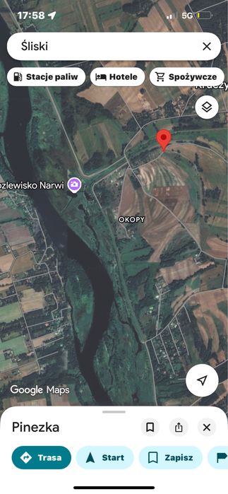 Działki nad Narwią