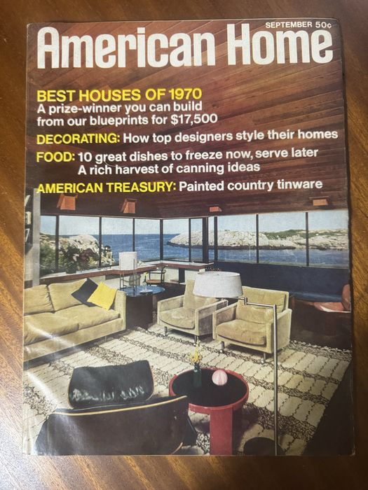 revista American Home de setembro de 1970