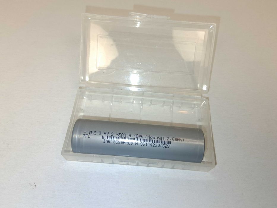 J189 Akumulator Ogniwo Li-Ion 18650 YLE 3.6V 2550mAh 9.18Wh Nowe