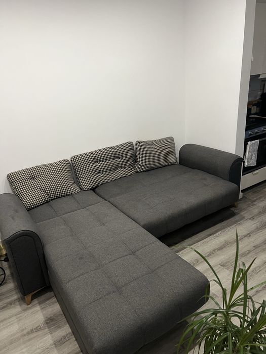 Sofa chaise longue com arrumação