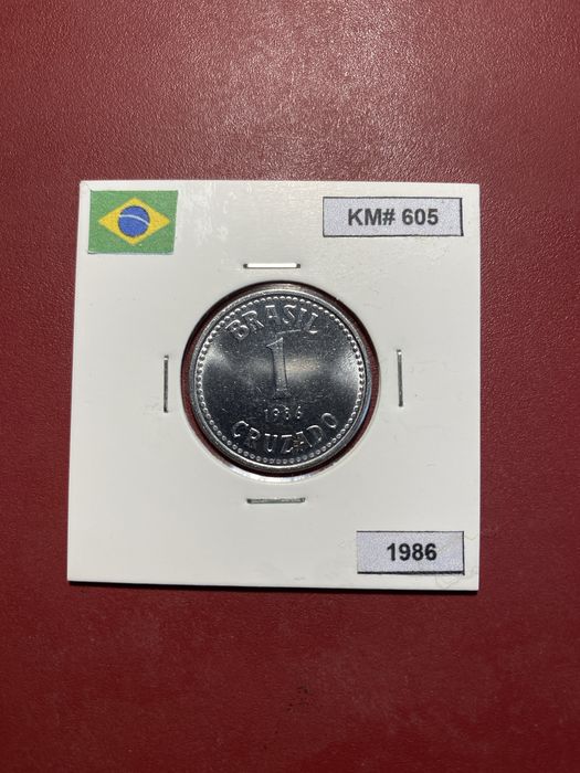 Moeda 1 Cruzado do Brasil de 1986