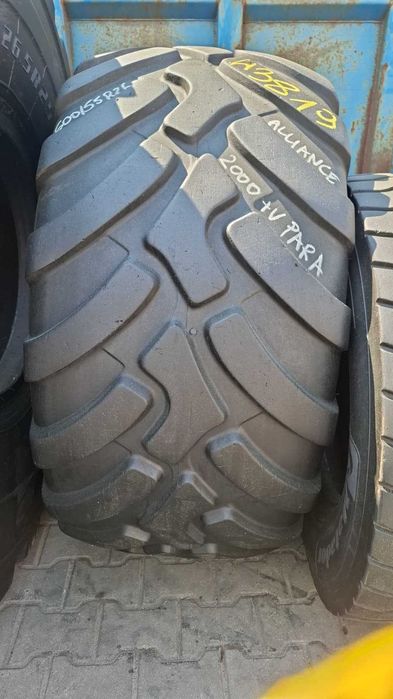2x Opona używana rolnicza 600/55R26.5 ALLIANCE FLOTATION 1000zł(szt.) W3819