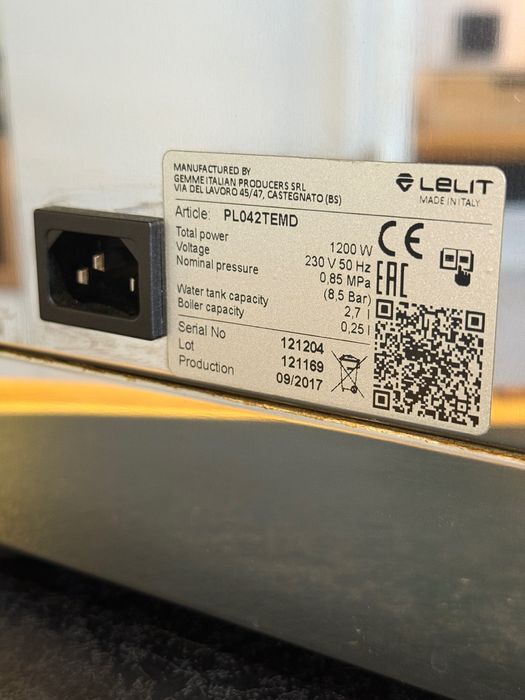 Ekspres Lelit Anita PL042TEMD z PID