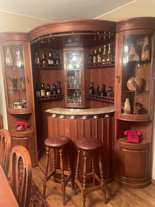 Mobília de sala completa com bar e móvel TV