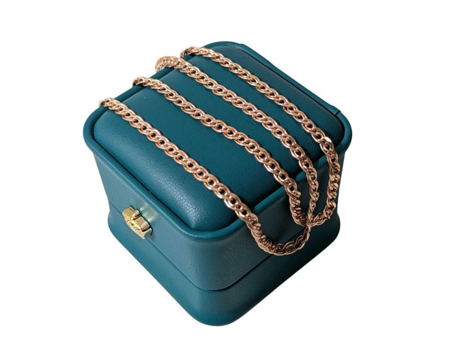 Cudowny złoty łańcuszek 45CM/585/4,66G. MONA LISA