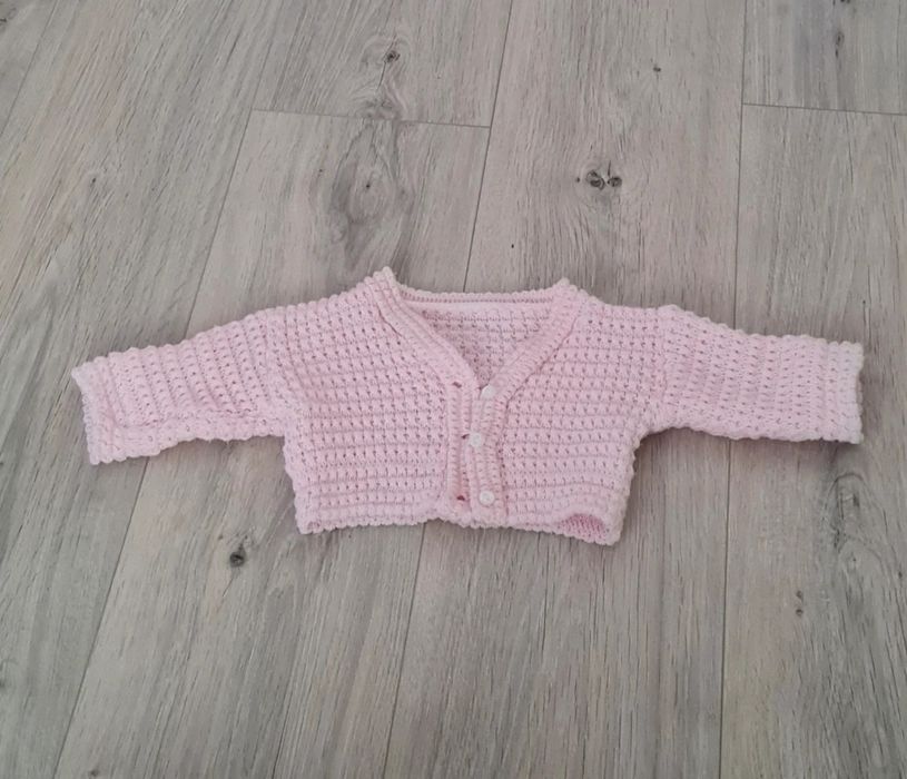 Sweterek różowy niemowlęcy