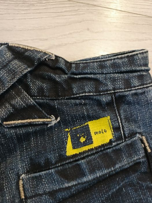 Dżinsowe, krótkie spodenki chłopięce ciemnogranatowe