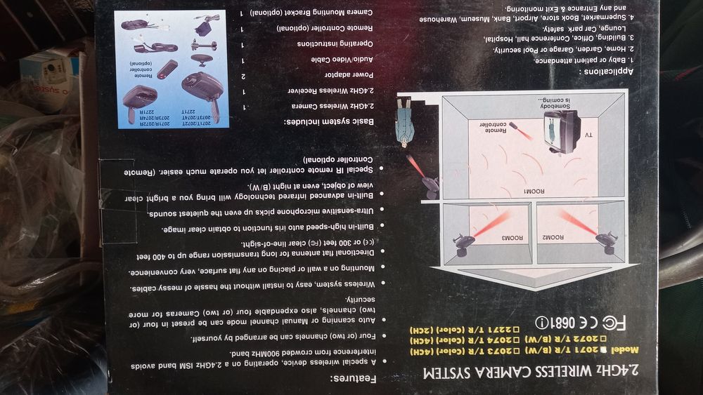 Monitor Vigia Bébés com Camara Wireless