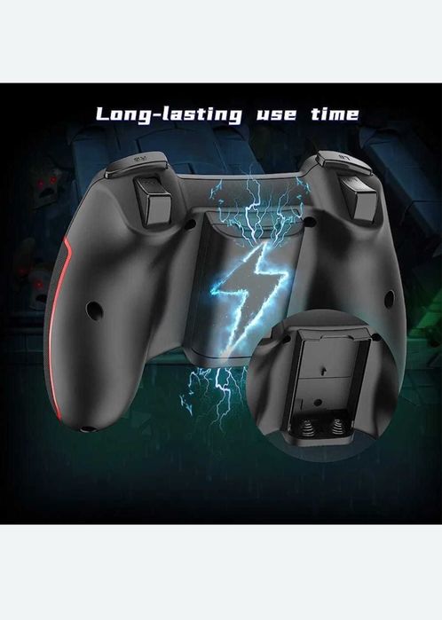 Ergonomiczny joystick PC Gamepad Niebieski