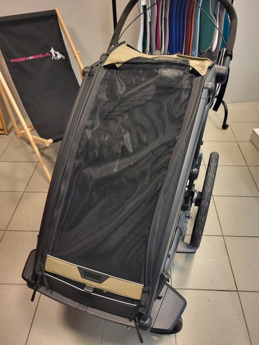 Front moskitiera pojedyncza przyczepka rowerowa Thule Chariot G3