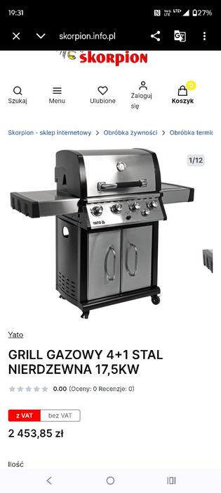 Grill gazowy Okazja