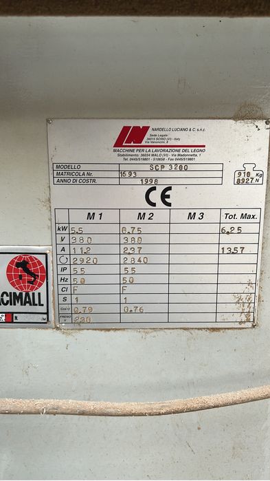 Maquina de corte industrial