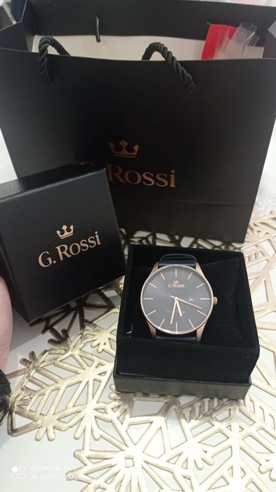Zegarek męski Gino Rossi granatowy elegancki