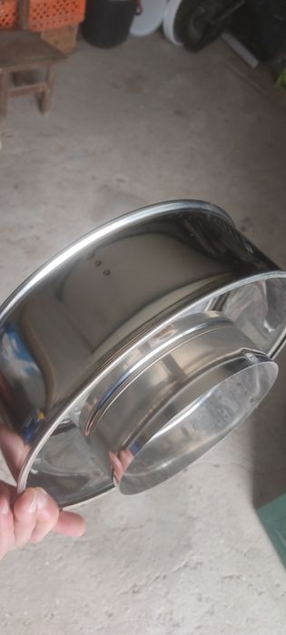 Chapéu inox de chaminé