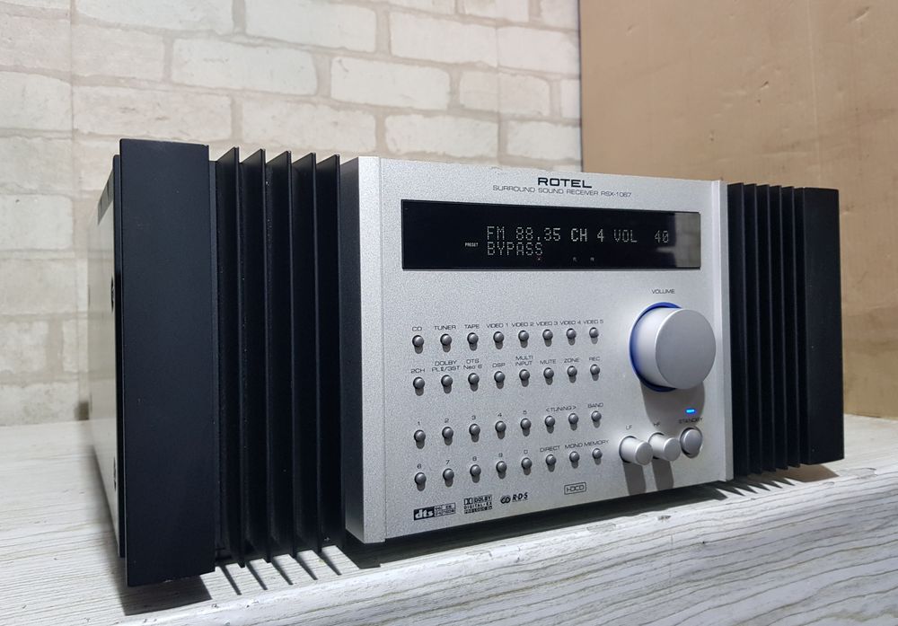 Р-В! Топ! 7.1AV ресивер Rotel RSX-1067 7×120Вт,20Кг! б/у з Німеччини