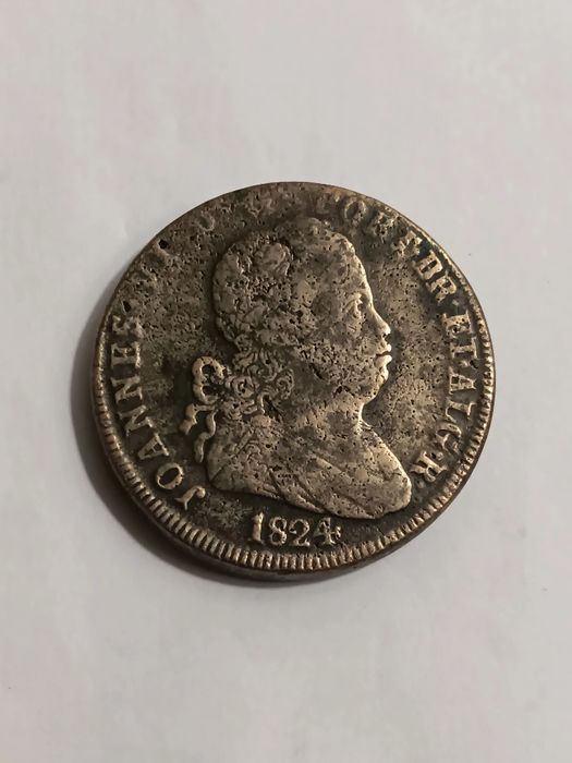Moeda de 40 réis pataco de 1824
