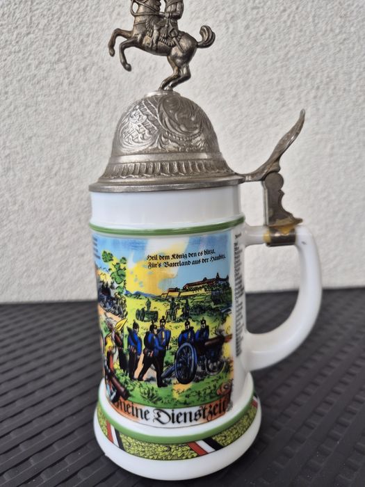 Kufel do piwa BMF Germany z pokrywką