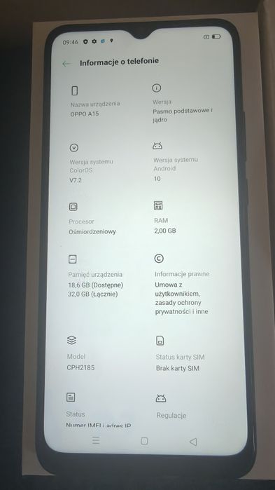 Oppo A15 2GB/32 GB