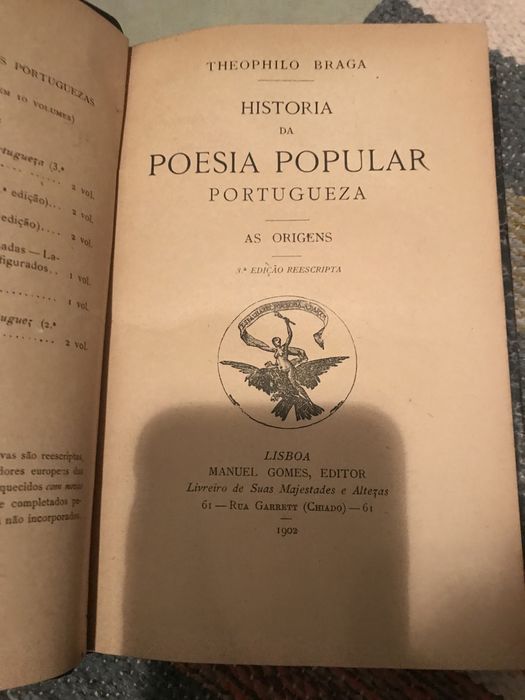 Teophilo Braga lote 5 livros antigos ,Folhas verdes2 ed, etc