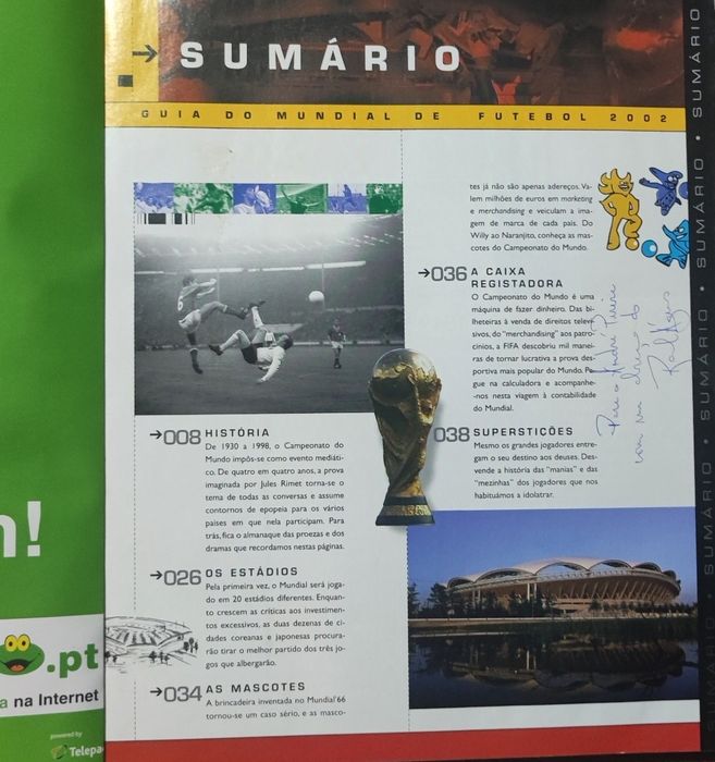 Mundial 2002 revista coleção