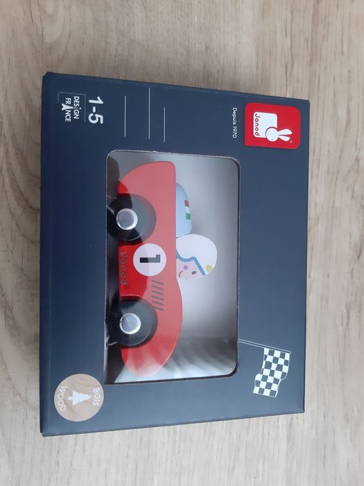 Janod - carro de corrida madeira Story Racing (novo)