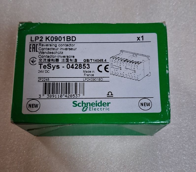 Contator Schneider LP2 K0901BD