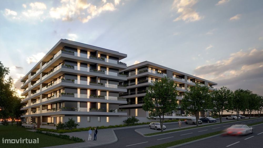 Apartamento T1, novo, em Fânzeres