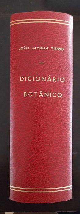 livro: João Cayolla Tierno “Dicionário botânico”