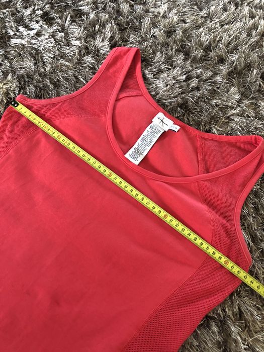 Calvin Klein Jeans top koszulka sportowa S malinowa
