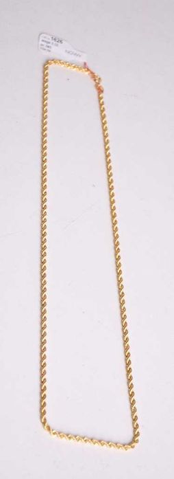 Złoty łańcuszek pr 585 Kręcony Waga 3,32g Nowy 490zł/1g