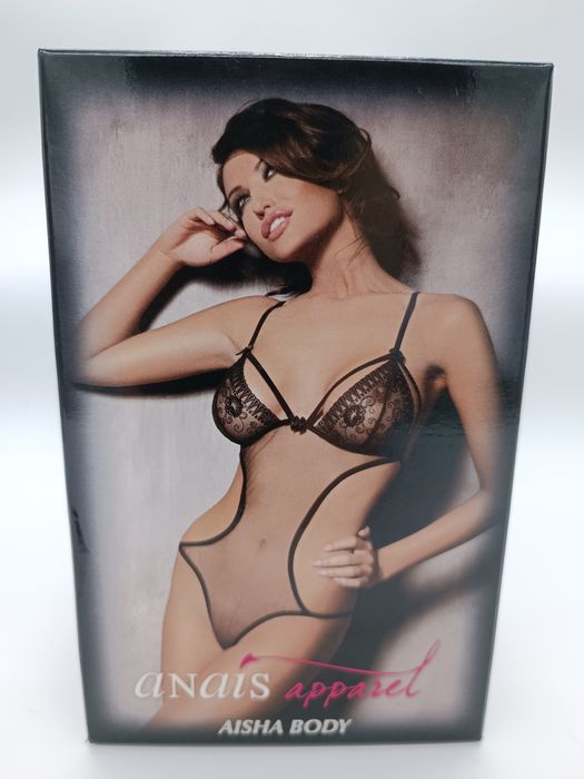 Sexy czarne prześwitujące body Anais Aisha nowe rozm. S