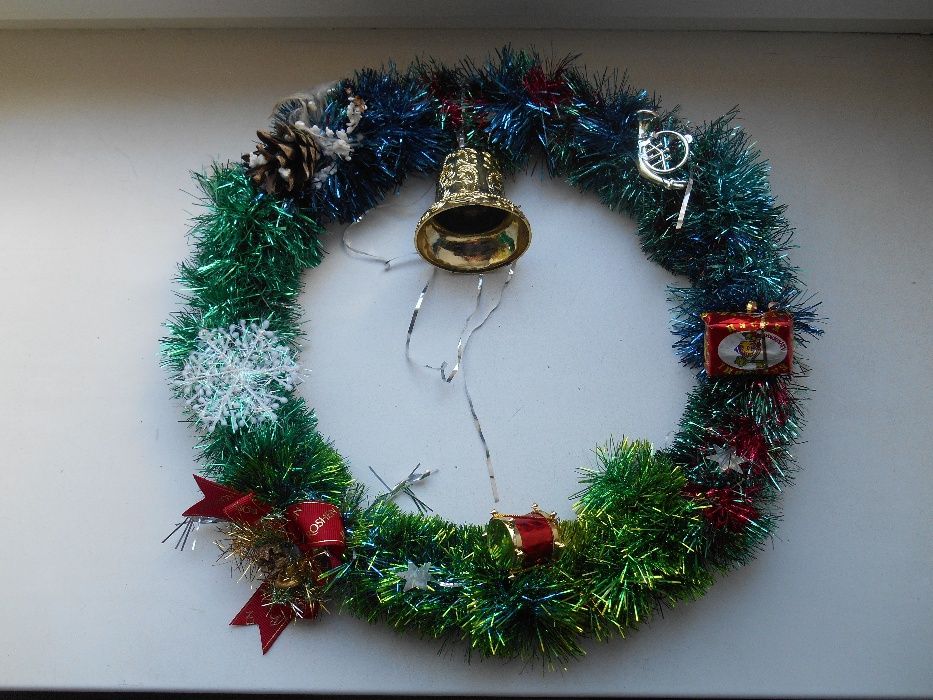 вінок новорічний різдвяний віночок прикраса