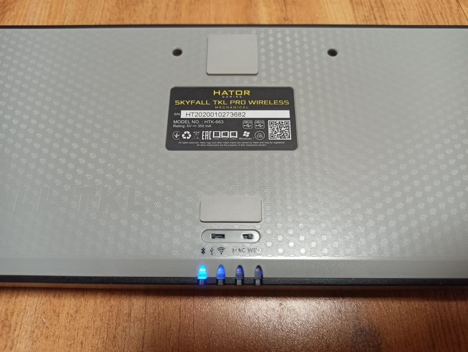 Клавіатура механічна ігрова hator Skyfall TKL pro wireless