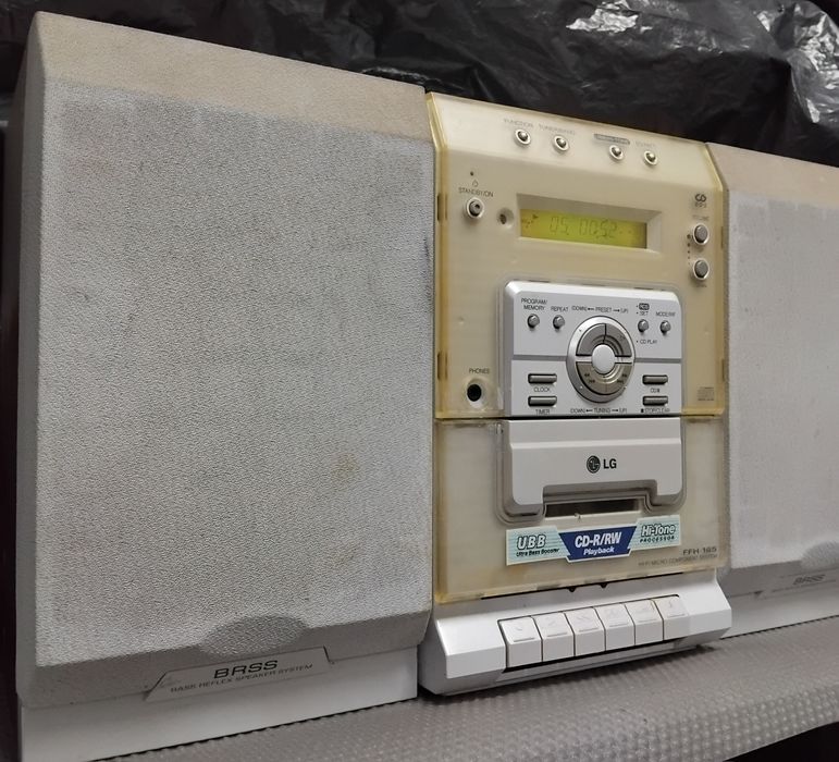 LG aparelhagem de som com colunas