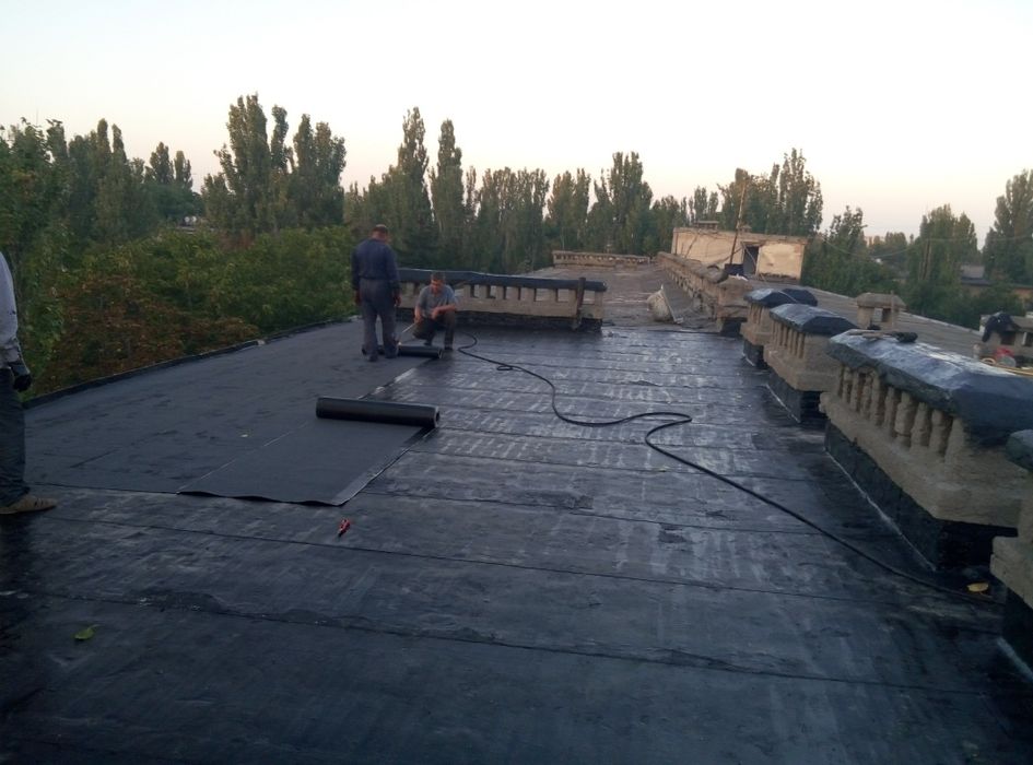 Ремонт мягкой кровли , рубероид