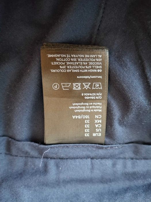 Spodnie garniturowe slim fit H&M