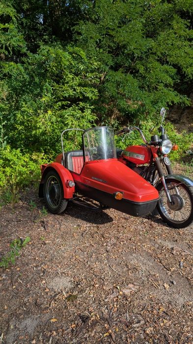 Jawa 634 350 1981 з коляскою velorex ява