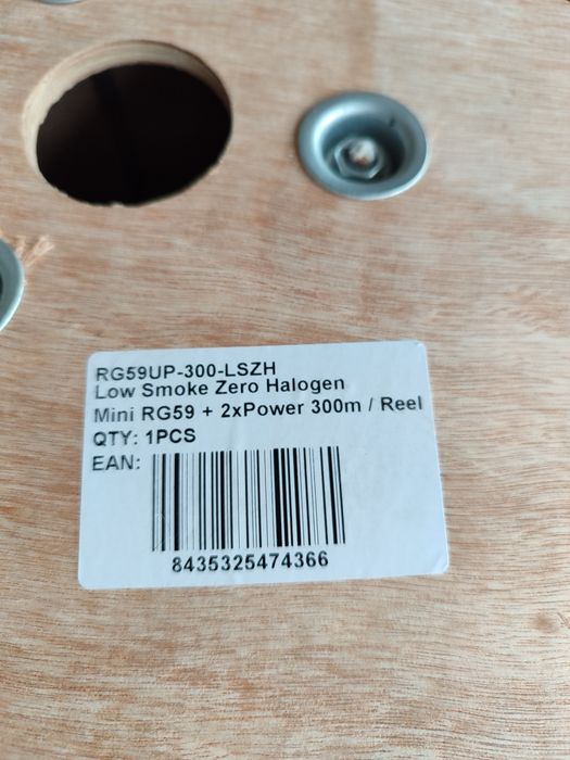 Cabo Coaxial  RG59UP  Preto