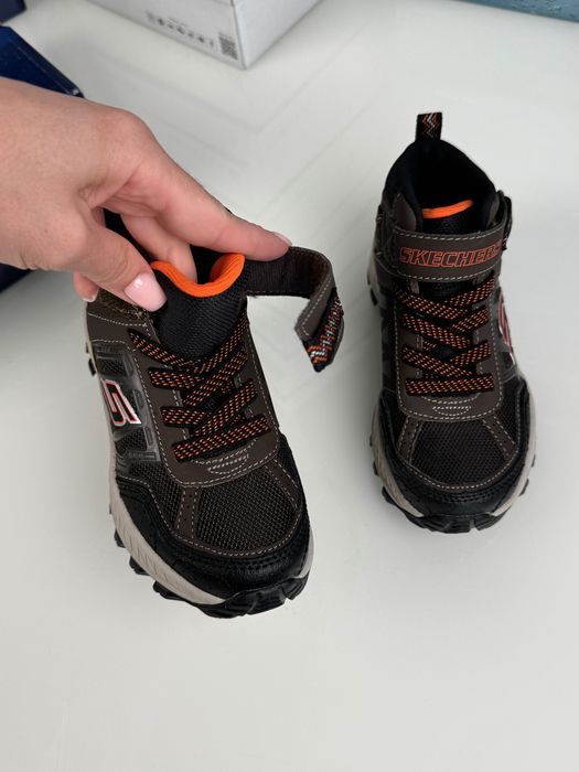 Детские ботинки на липучках Skechers Fuse Tread 27/30/31/32/33р