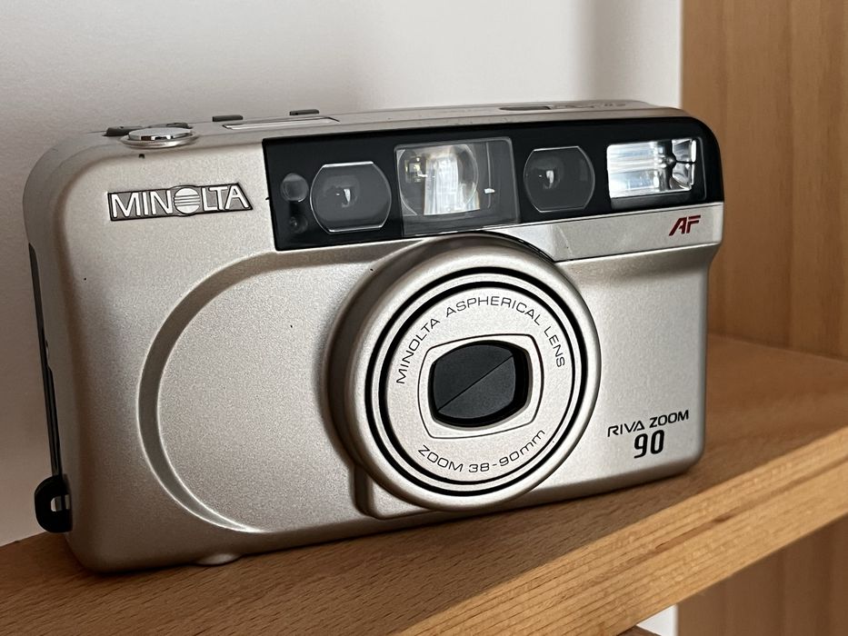 Aparat Minolta Riva Zoom 90 NOWY  Canon Prima olympus