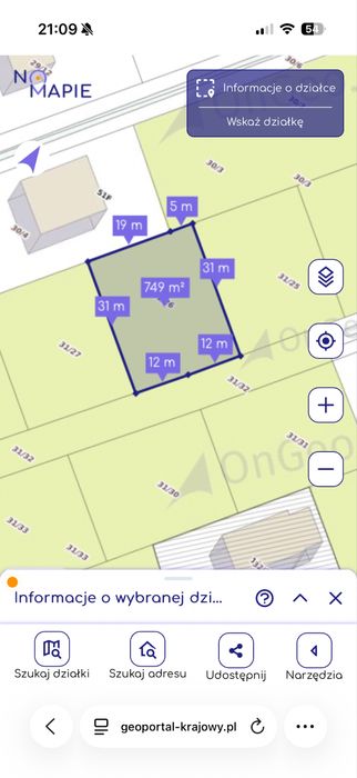 Działki  KĄTY WĘGIERSKIE budowlane 750m2