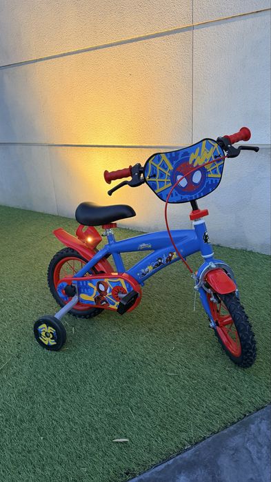 Bicicleta homem aranha 12in