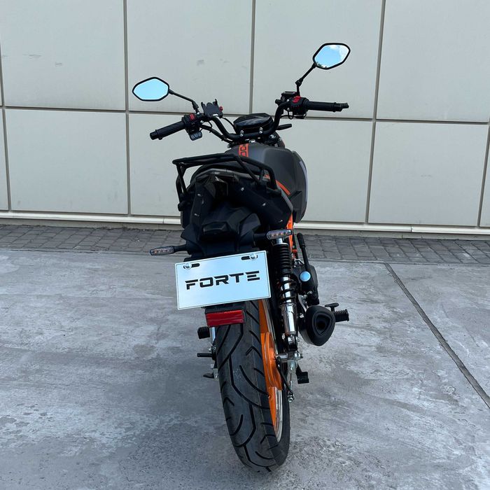 Мотоцикл SR-200X Forte (сіро-помаранчевий)