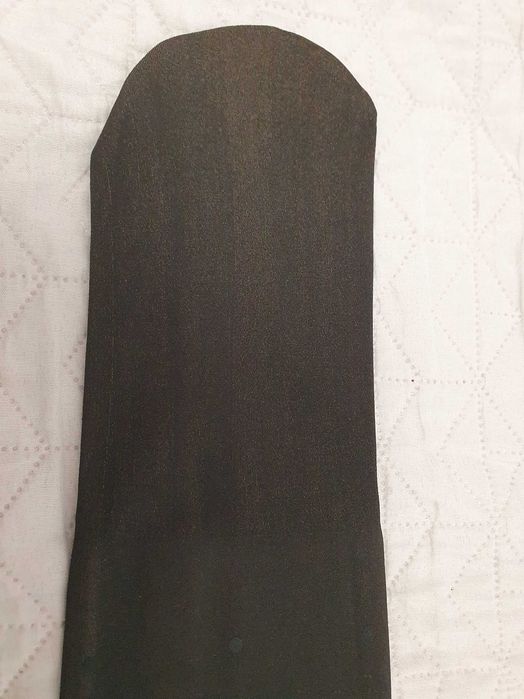Rajstopy ocieplane z polarem czarne w kropki 200/80 den