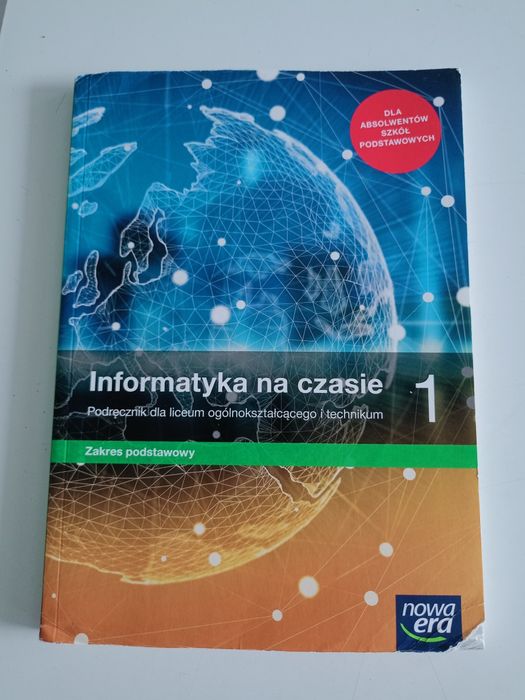 Informatyka 1 informatyka na czasie 1 podręcznik