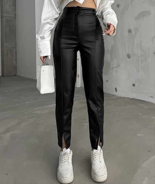 Жіночі шкіряні брюки