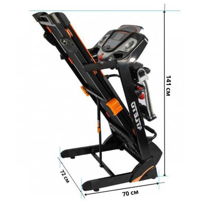 ℹ️ Бігова Доріжка з масажером Беговая Дорожка Складна Atleto ℹ️ АКЦІЯ