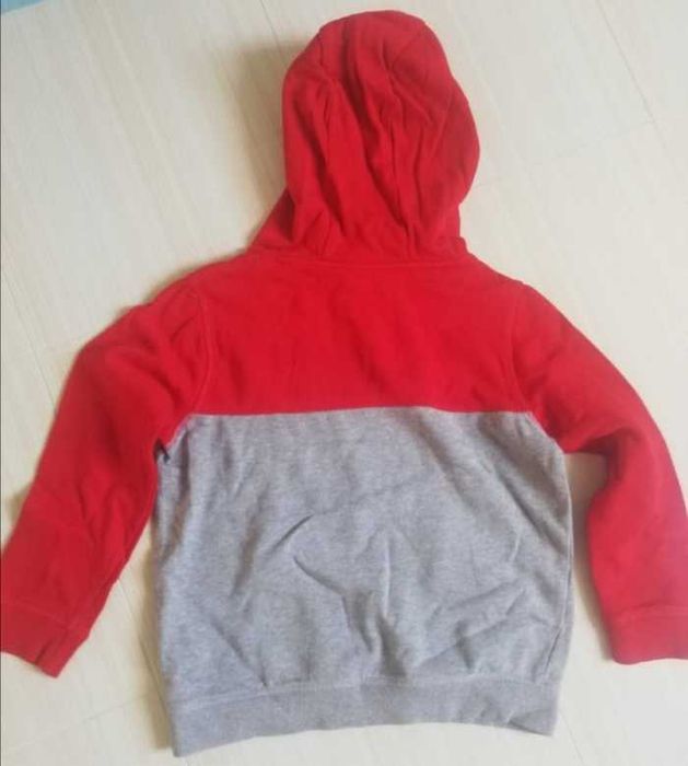 Roz 122 Bluza z kapturem i kieszenią z dinozaurem